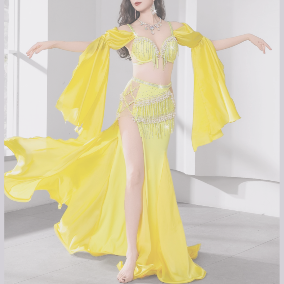 Bella ベリーダンス セットアップ 青 Bella ベリーダンス セットアップ 青 ベリーダンス衣装