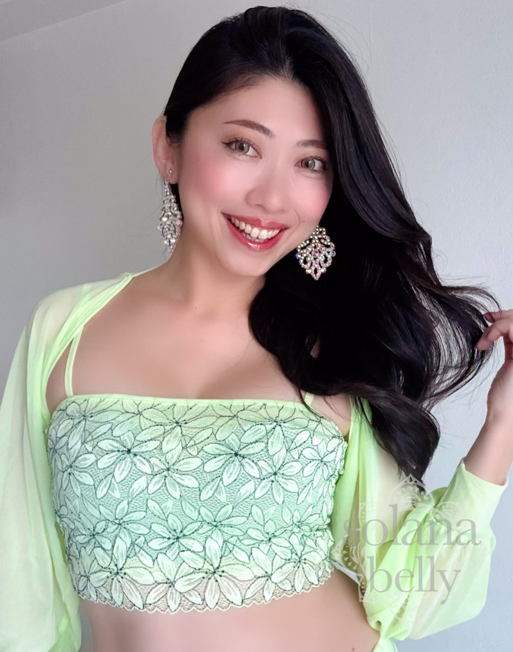 即納 ベリーダンス衣装、レッスン着に合わせたいピアス アクセサリー イヤリング 初心者向けの軽量タイプ