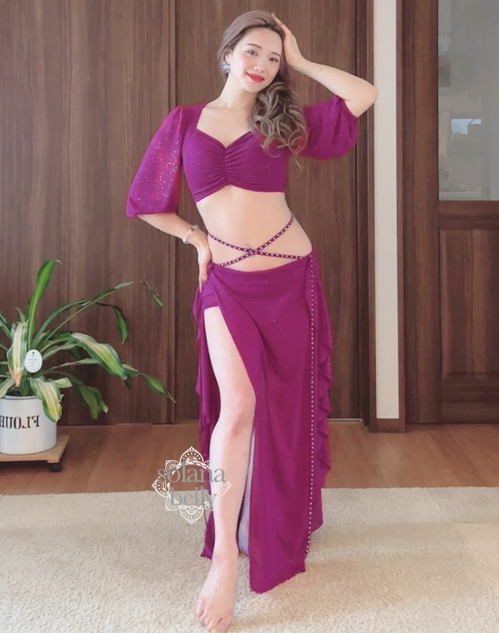 ベリーダンス セットアップ ピンク ベリーダンス セットアップ ピンク