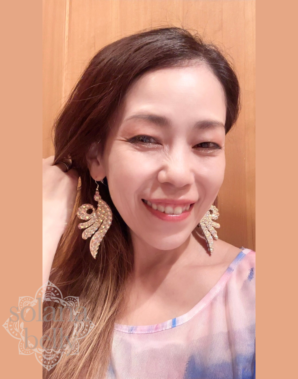 ベリーダンス 孔雀 ピアス/イヤリング AC0073