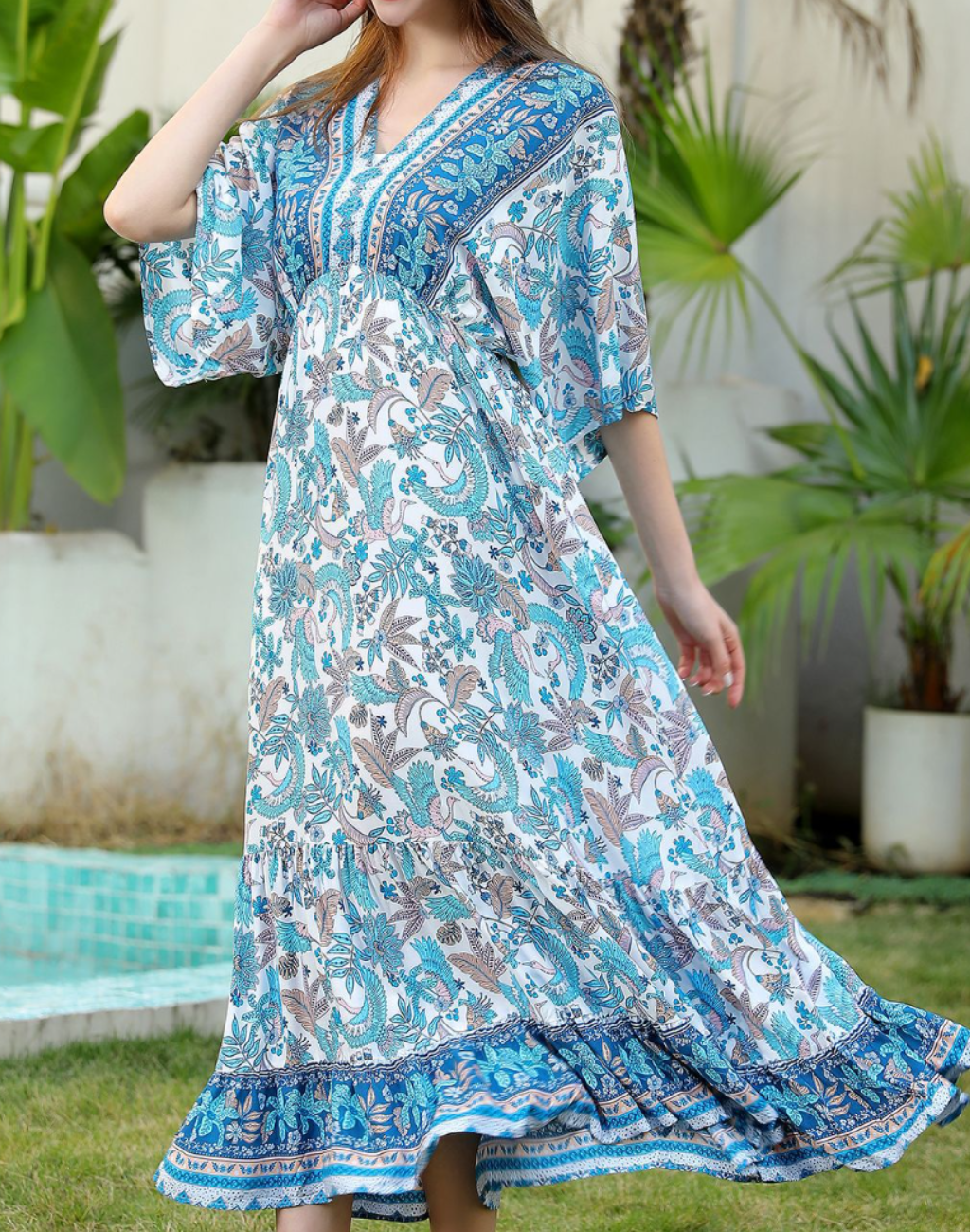 即納 初心者向けレッスン着、ベリーダンス衣装の上に羽織れるガラベーヤ ベリーダンス 前開き ガラベーヤ ワンピース 半袖 可愛い