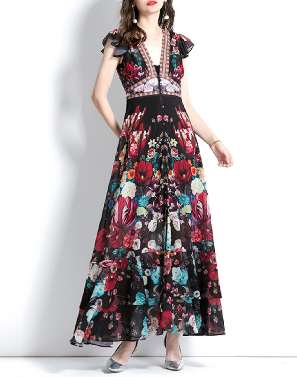 即納 初心者向けレッスン着、ベリーダンス衣装の上に羽織れるガラベーヤ ベリーダンス 前開き ガラベーヤ ワンピース 半袖 可愛い