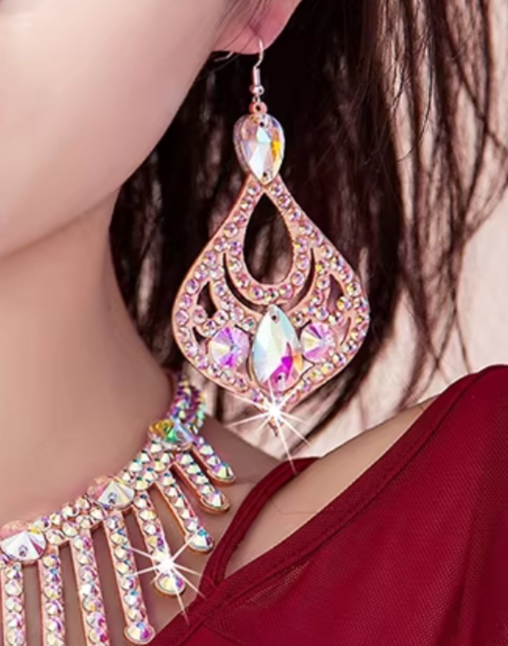 送料無料】オリエンタルな存在感を添えるピアス／イヤリング｜ベリー