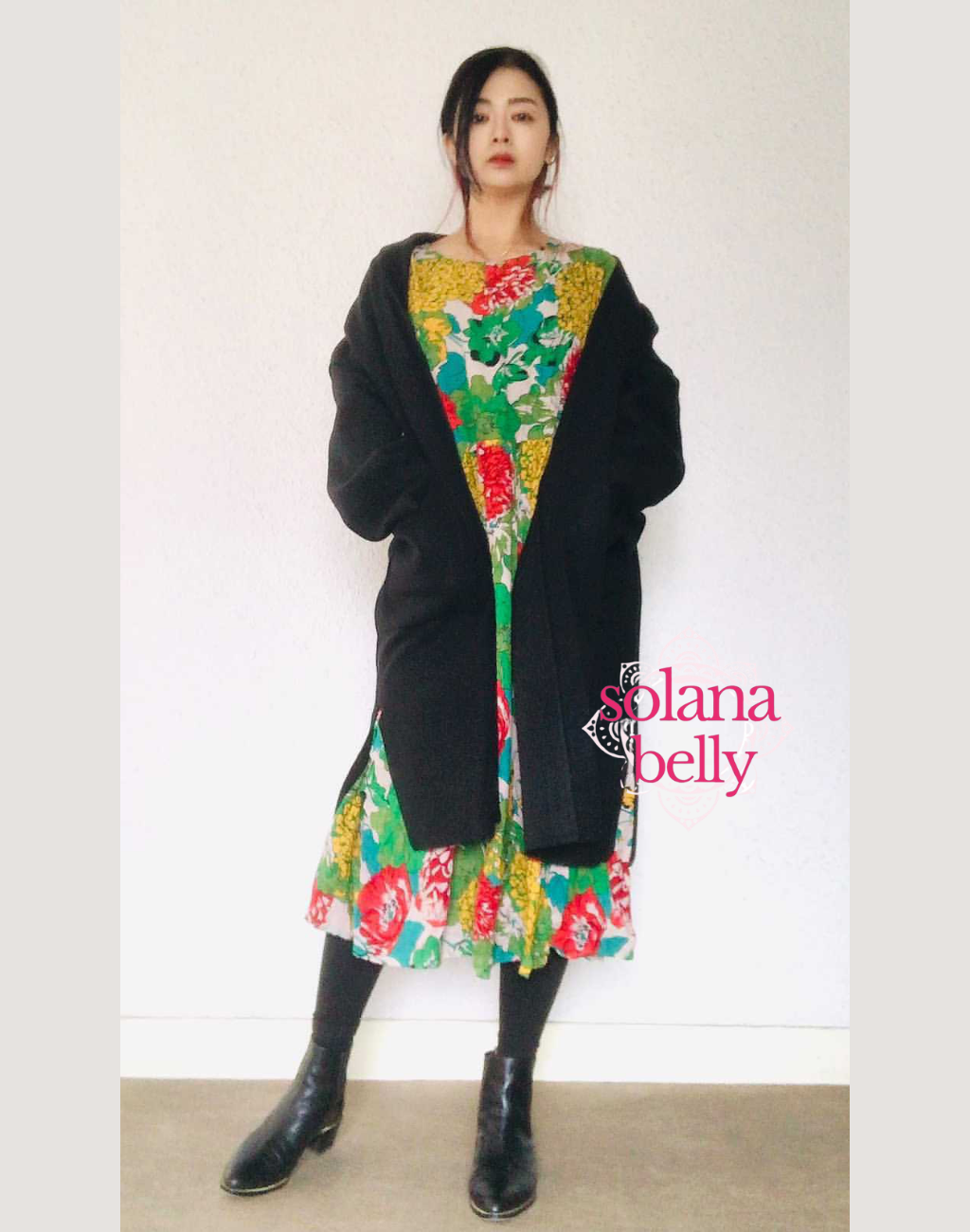 ベリーダンス ボタニカル ガラベーヤ ワンピース AP0015