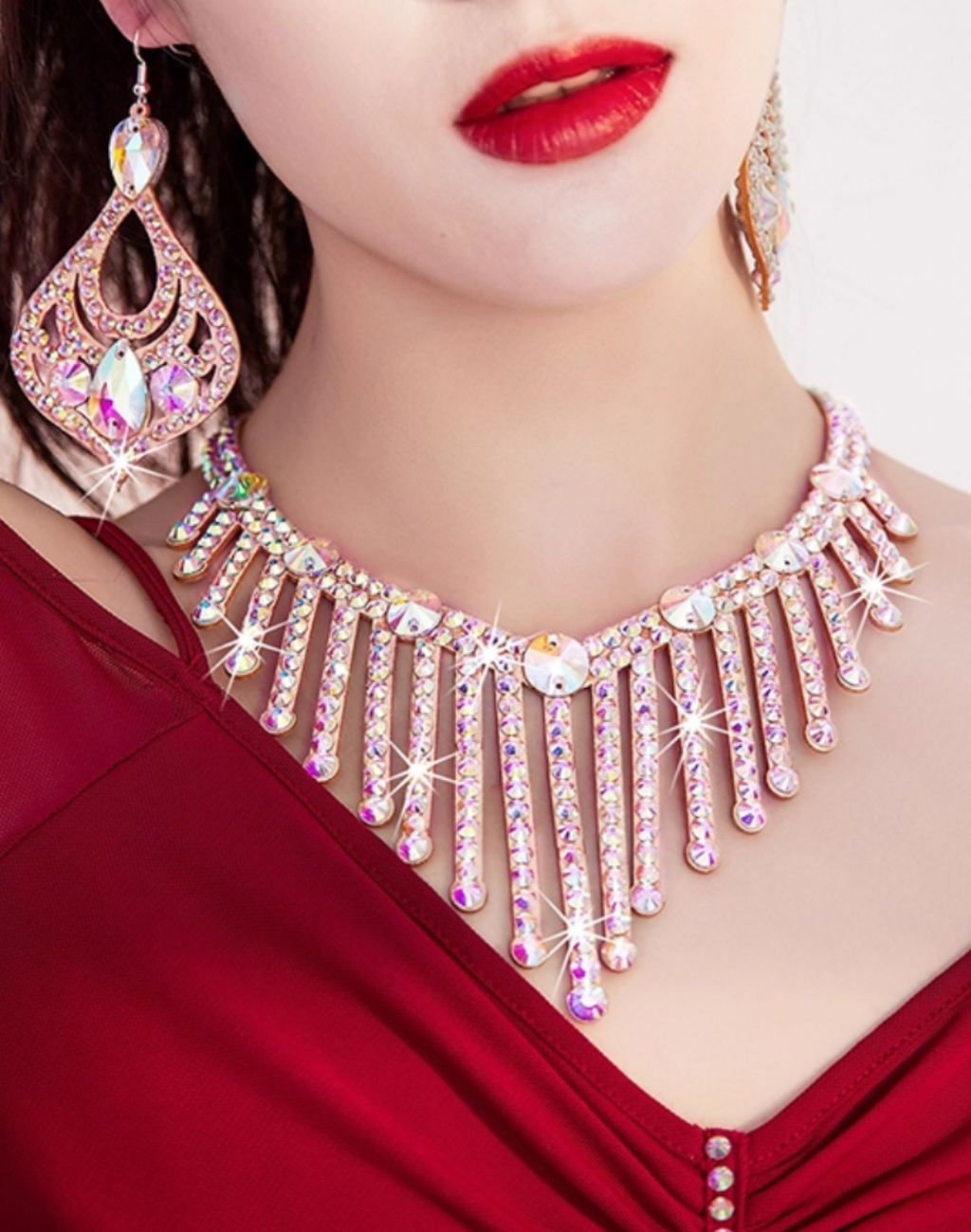 ベリーダンス　ビジュー　ネックレス　AC0099A