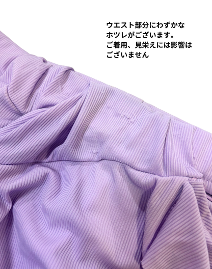 【1点のみ・OUTLET】ベリーダンス　レッスン着　セットアップ　ラベンダー　LW0181PU