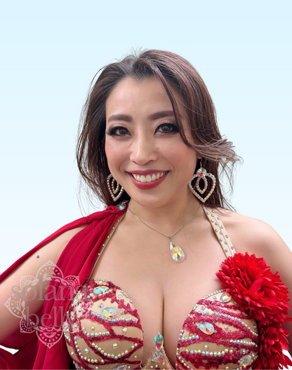 即納　ベリーダンス衣装、レッスン着に合わせたいピアス　アクセサリー　イヤリング　初心者向けの軽量タイプ