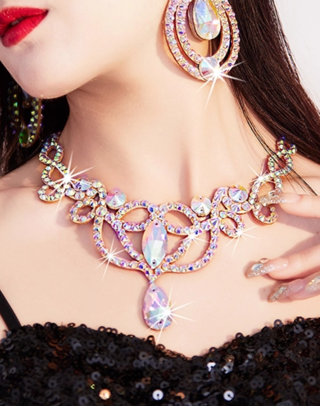 ベリーダンス　ビジュー　ネックレス　AC0099B