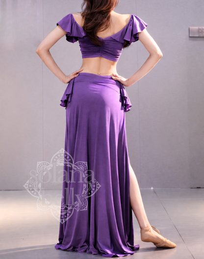 レッスン着　セットアップ　パープル　LW0183PU