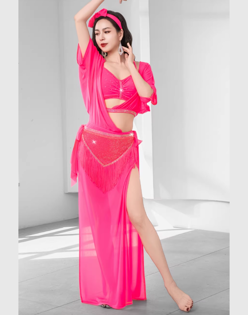 送料無料】フリンジが揺れて輝くバラディドレス｜シャービー ベリー