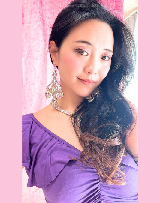 オリエンタル　ジオメトリック　ピアス／イヤリング　AC0105C