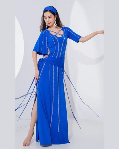 送料無料】 即納 ベリーダンス衣装 バラディドレス サイ―ディードレス 送料無料】 即納 ベリーダンス衣装 バラディドレス サイ―ディードレス