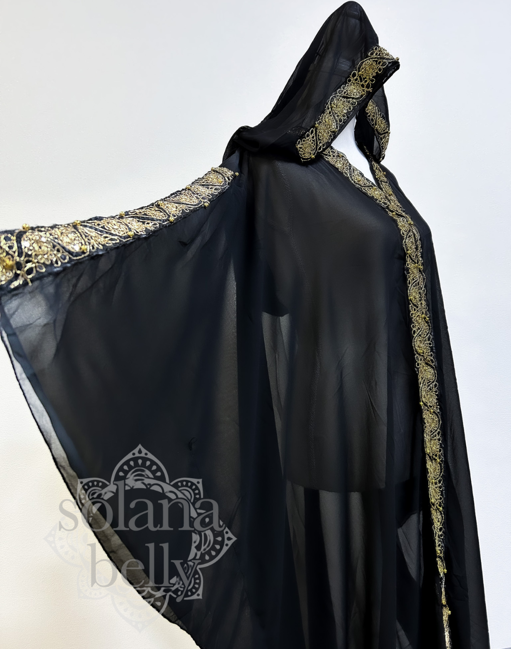 送料無料】 即納 ベリーダンス 前開き ガラベーヤ アバヤ 初心者 衣装