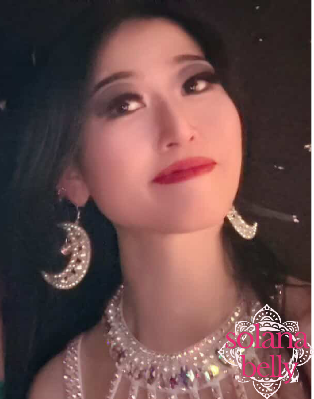 ベリーダンス　三日月　ピアス／イヤリング　AC0059