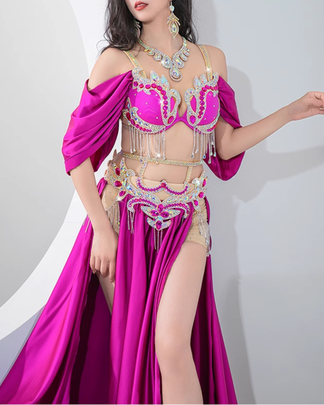 ベリーダンス オリエンタル衣装♡ピンク ベリーダンス オリエンタル衣装♡ピンク