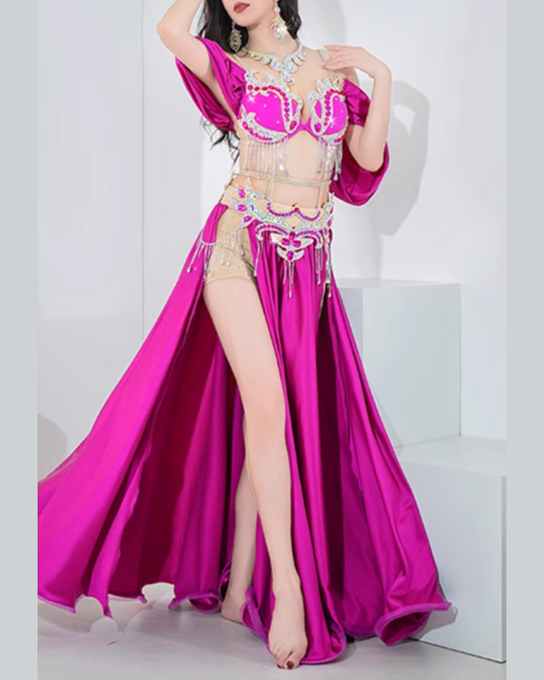 お値下げしました!】ベリーダンス衣装POLINAピンク お値下げしました!】ベリーダンス衣装POLINAピンク