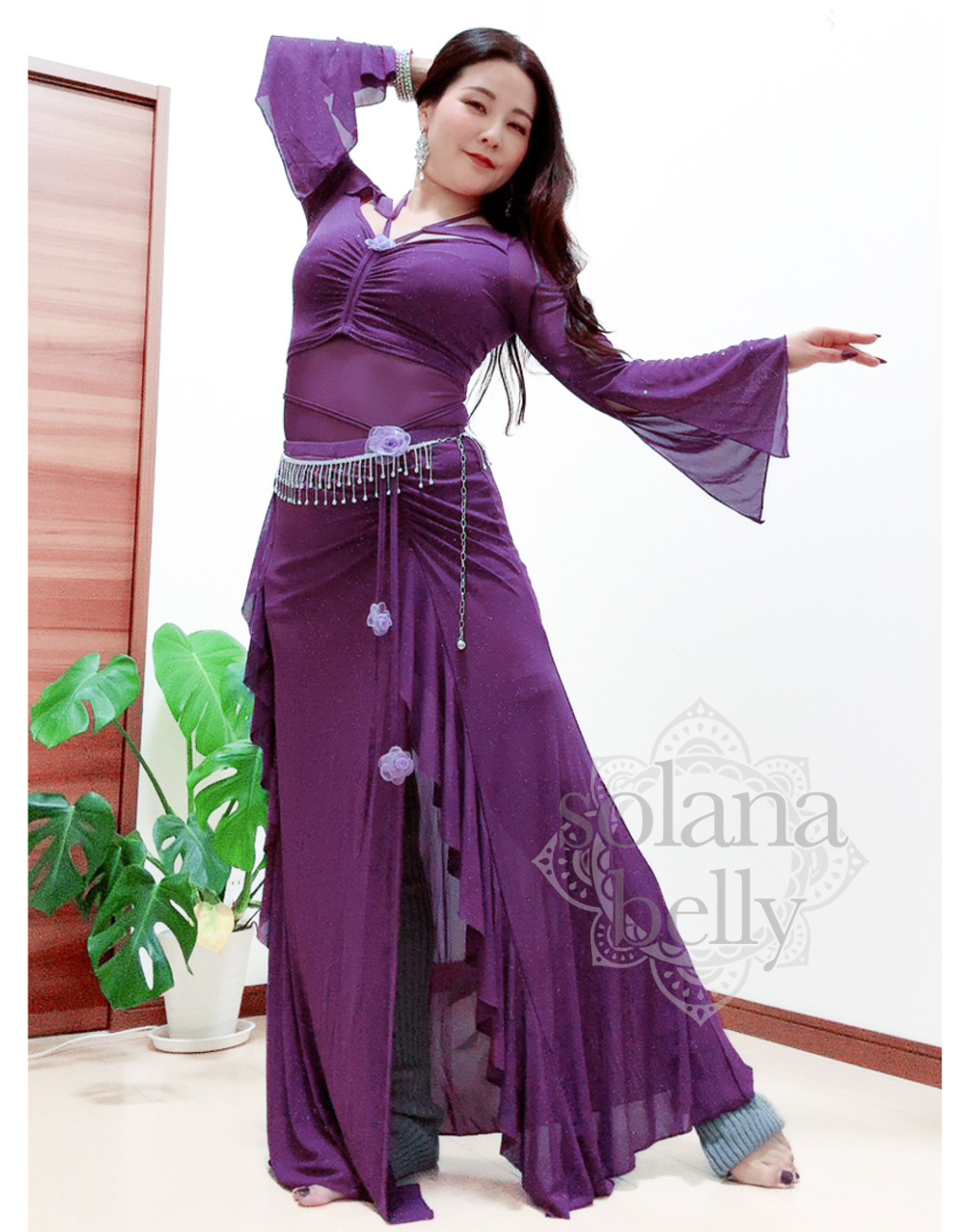 2way　ローズ　セットアップ　パープル　LW0135PU