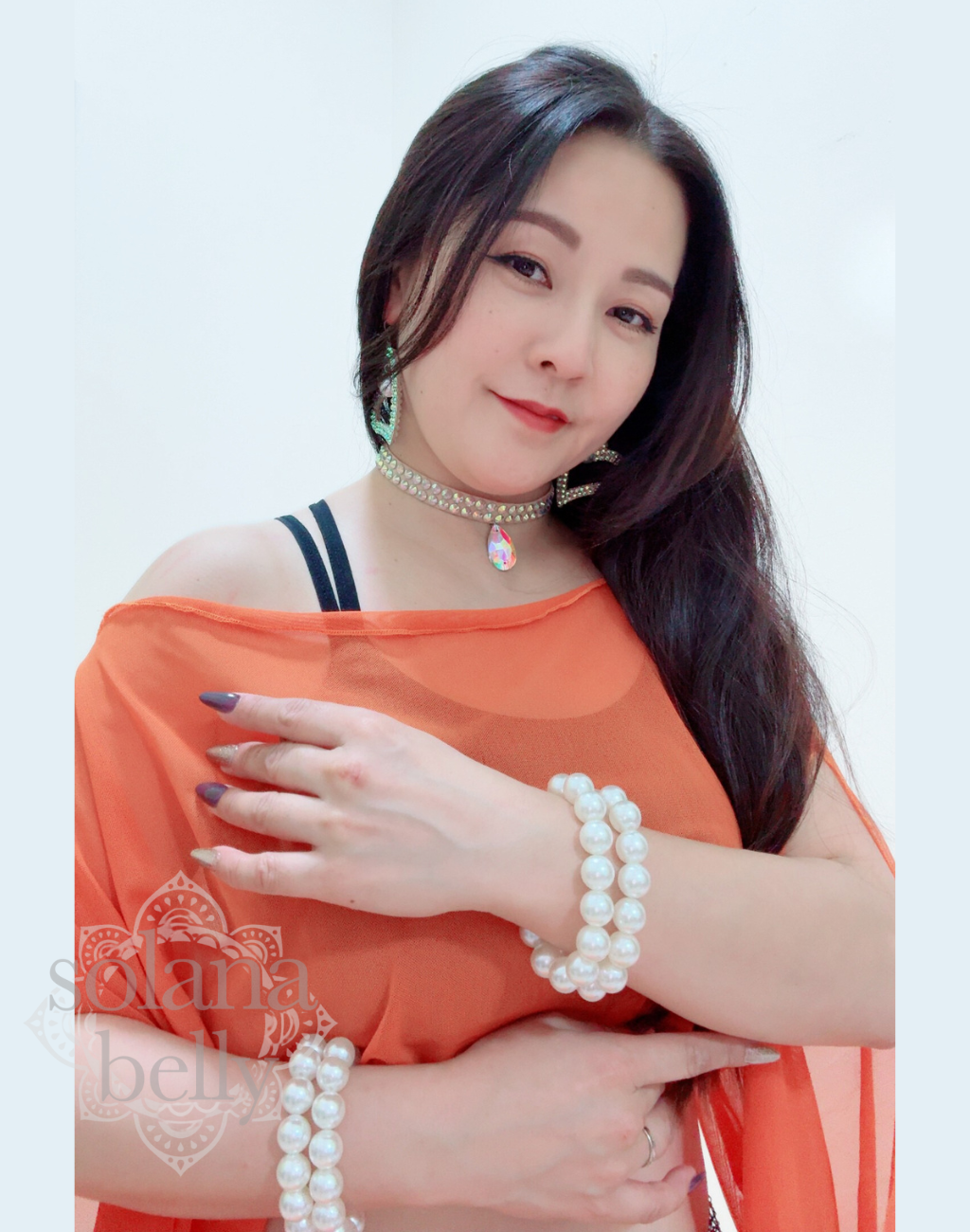 【２個セット】ベリーダンス　パールバングル　AC0097