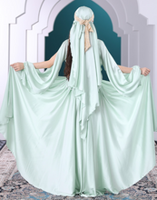 画像をギャラリービューアに読み込む, ベリーダンス衣装　モアシャハットドレス　Muwashahat　 衣装　ミントグリーン　CS0014MT
